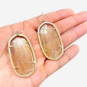 Kendra Scott Gold Fleck Danielle Earrings
